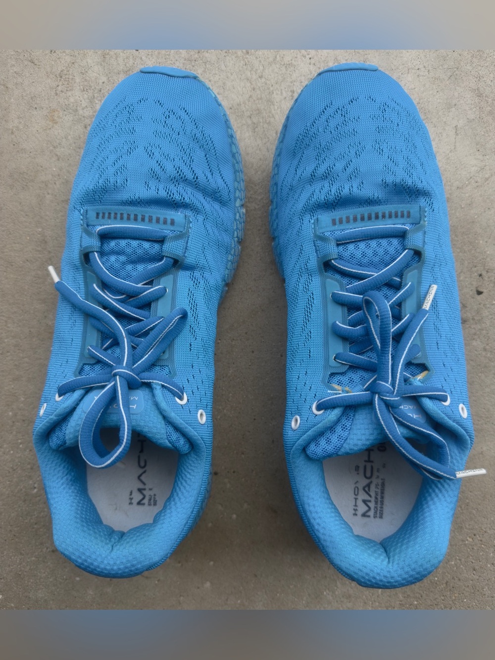 Under Armour UA HOVR Machina Blue Running Shoes Men's Size 11